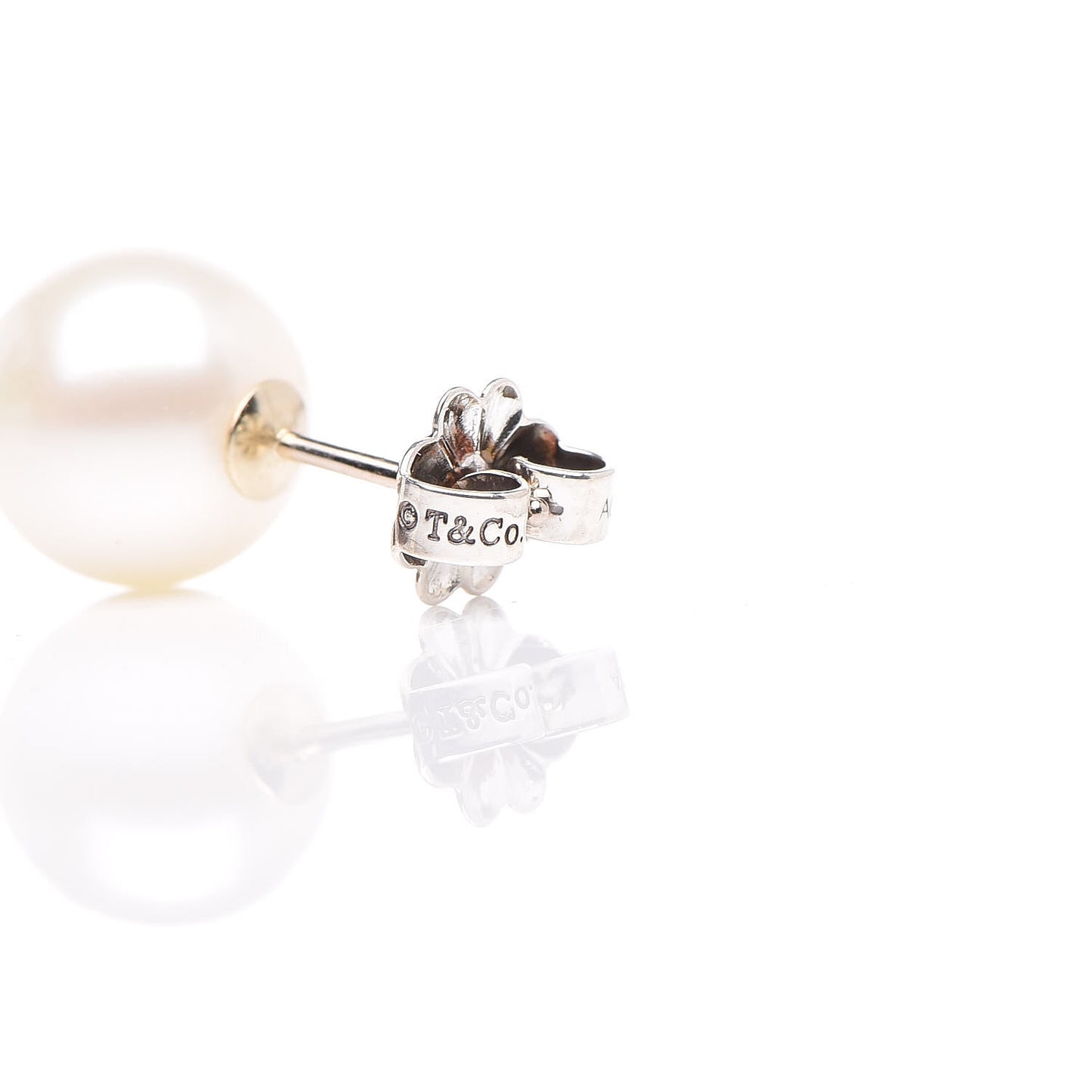 Sterling Silver Freshwater Pearl 8-9mm Ziegfeld Earrings