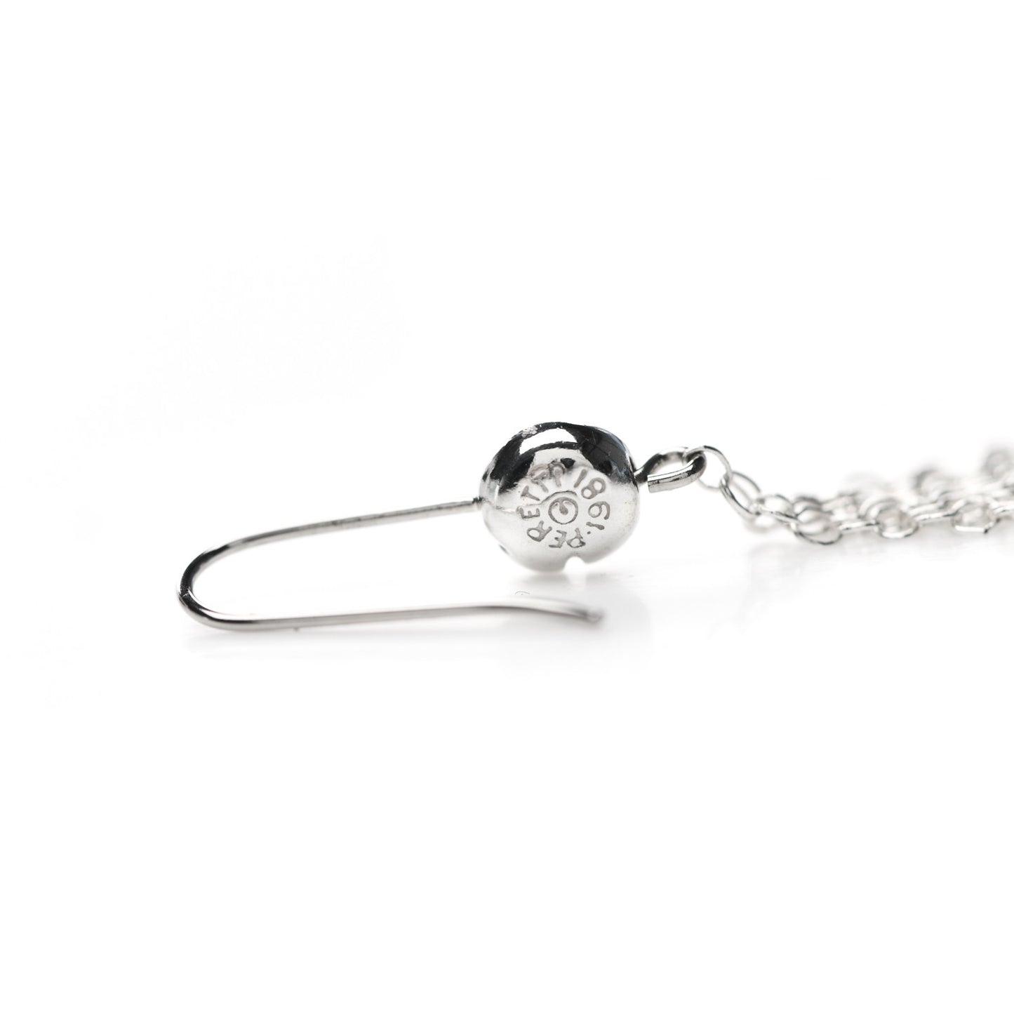 Sterling Silver Elsa Peretti Mesh Earrings