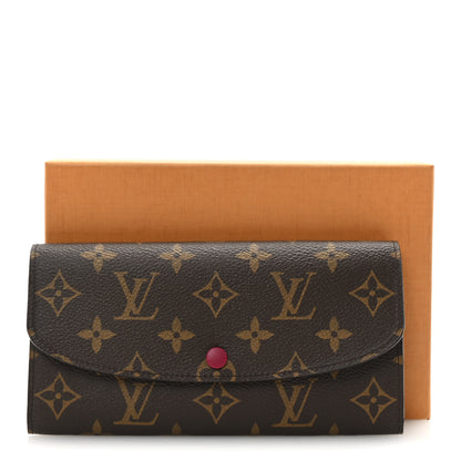Louis Vuitton Monogram Emilie Wallet Fuchsia 7 of 7