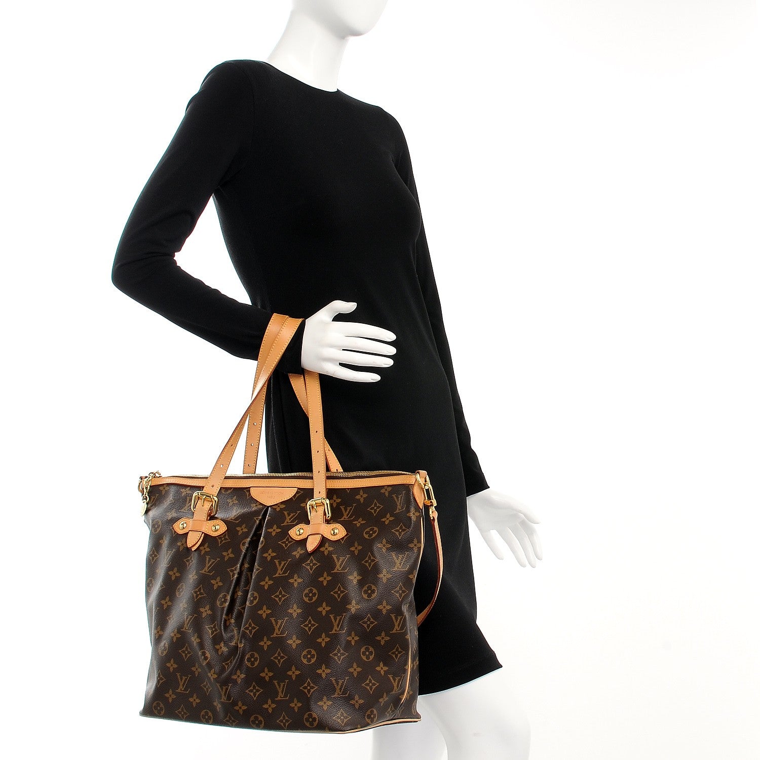 Louis Vuitton Monogram Palermo GM 3 of 15