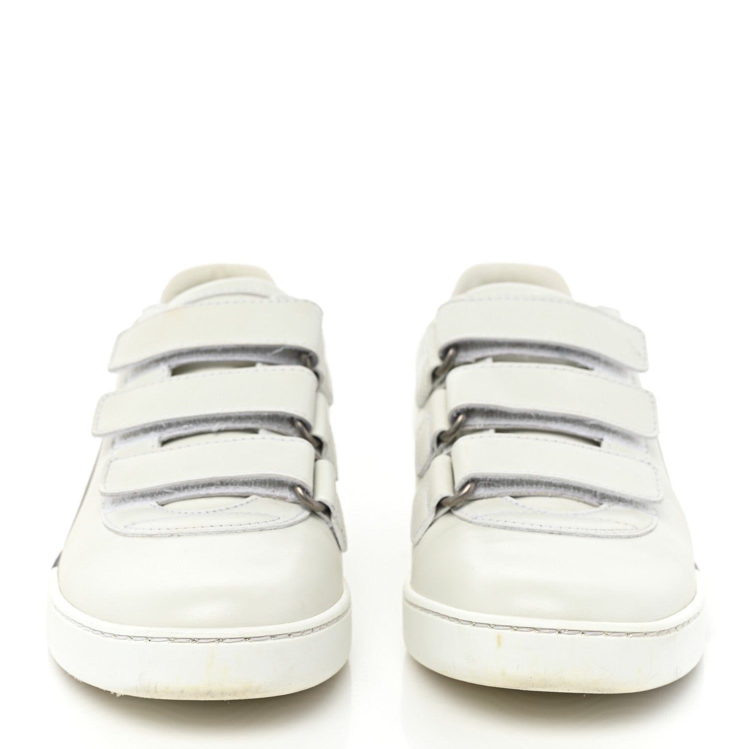 Gucci Miro Soft Calfskin Interlocking G Womens New Ace Sneakers 36 White Red Flame Green 2 of 15