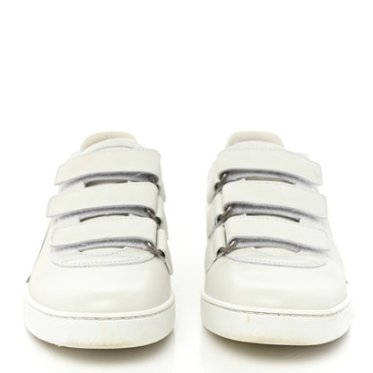 Gucci Miro Soft Calfskin Interlocking G Womens New Ace Sneakers 36 White Red Flame Green 2 of 15