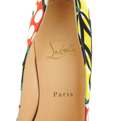 Christian Louboutin Fabric Loubi Print Daffodile 160 Pumps 38.5 Multicolor 7 of 8