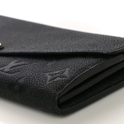 Louis Vuitton Empreinte Sarah Wallet NM Black 9 of 9