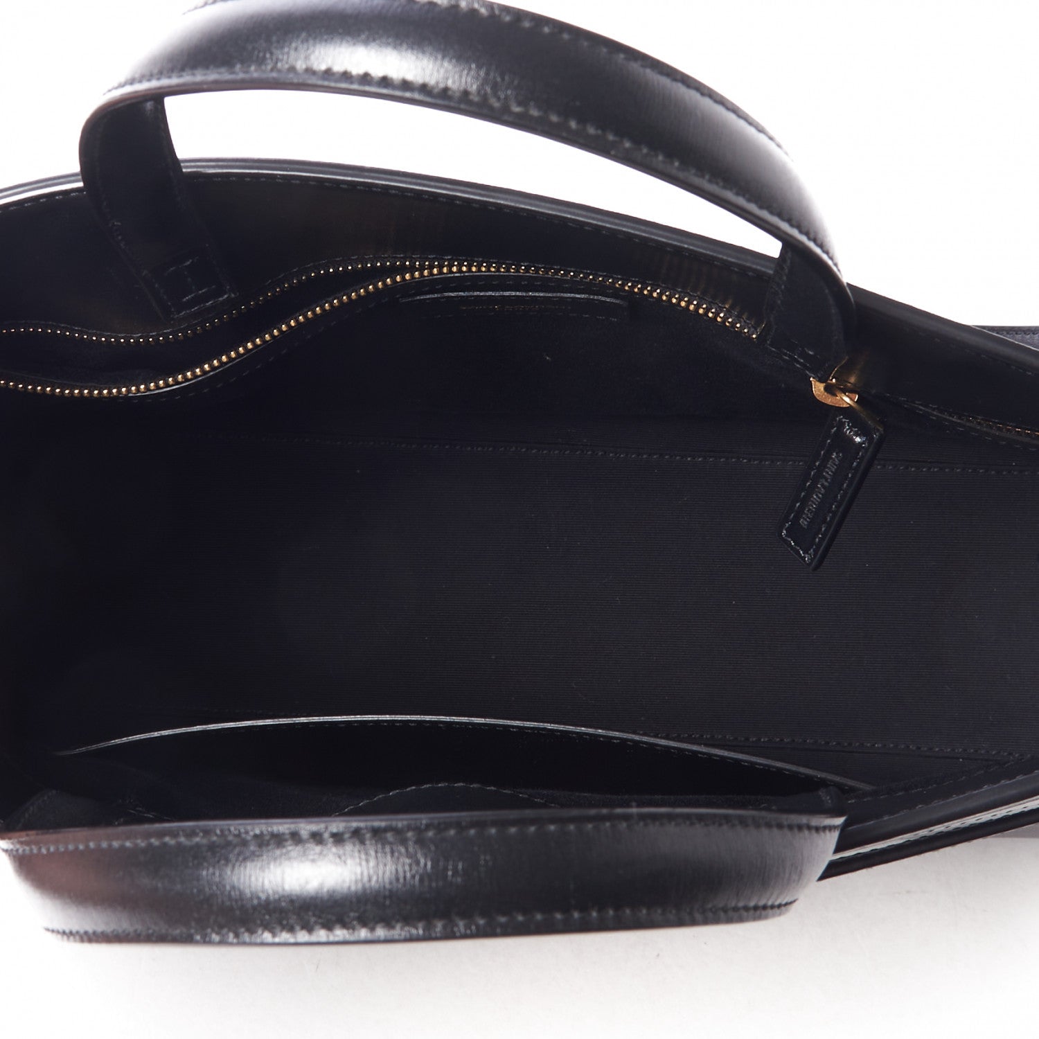 Saint Laurent Calfskin Small Manhattan Shopper Tote Black 7 of 8