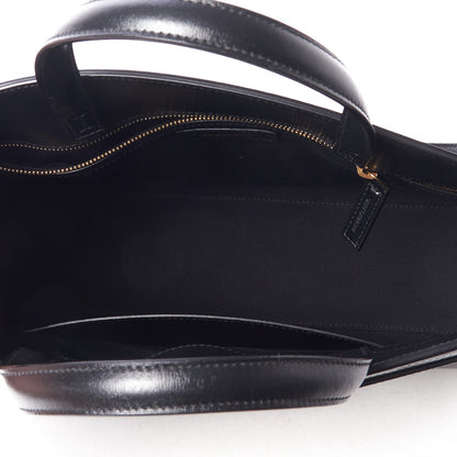 Saint Laurent Calfskin Small Manhattan Shopper Tote Black 7 of 8