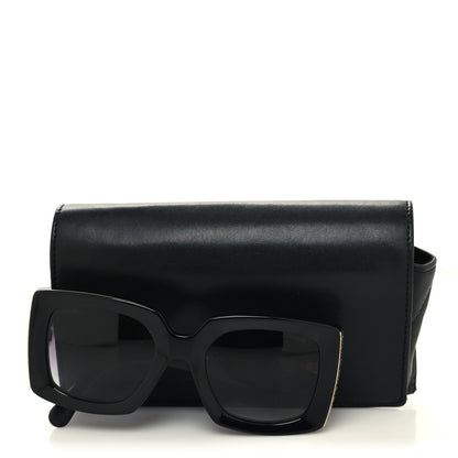 Chanel Acetate Rectangle Sunglasses 5435 Black 8 of 8