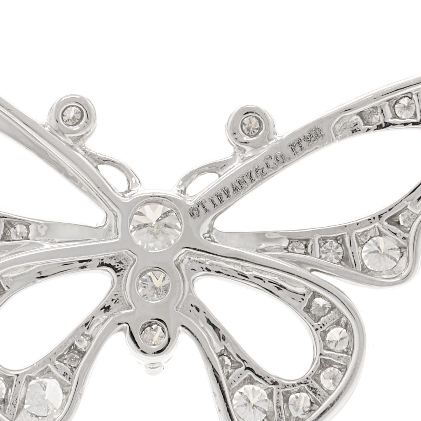 Platinum Diamond .45ctw Enchant Butterfly Necklace