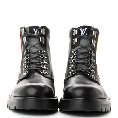 Louis Vuitton Calfskin Oberkampf Ankle Boots 8.5 Black 2 of 16