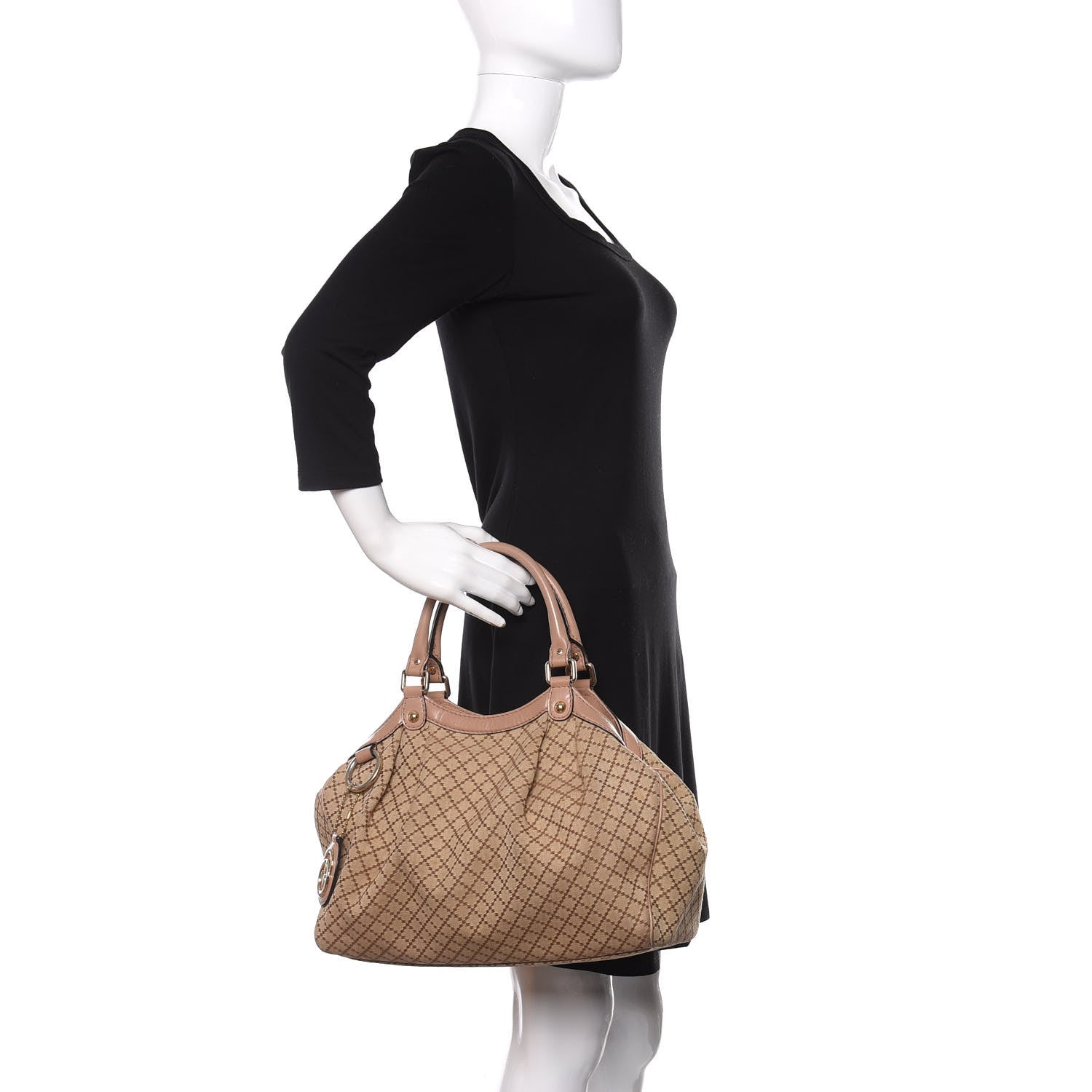Gucci Diamante Medium Sukey Tote Pink 2 of 9