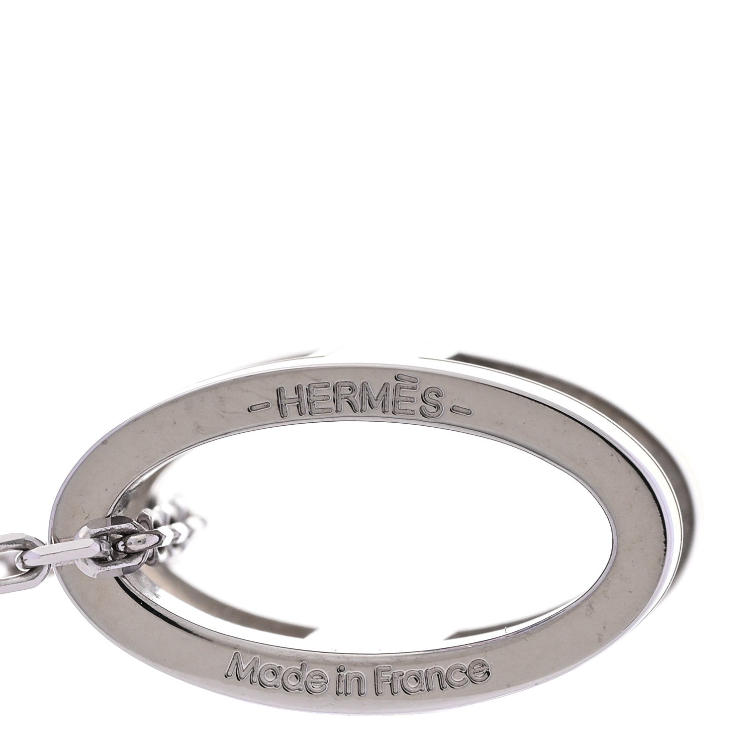 Hermes Palladium Pop H Pendant Necklace New Lime 5 of 6