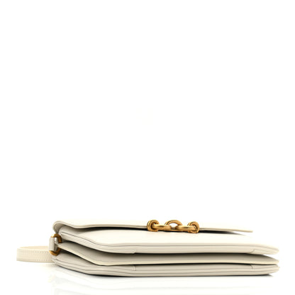 Saint Laurent Smooth Calfskin Le Maillon Satchel Crema Soft 4 of 9