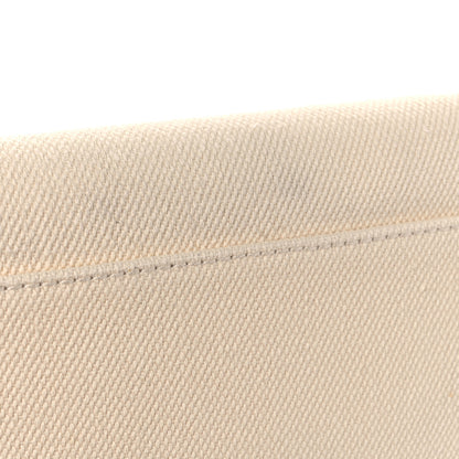 Chanel Canvas Pearl Medium Deauville Tote Ecru Beige 11 of 11