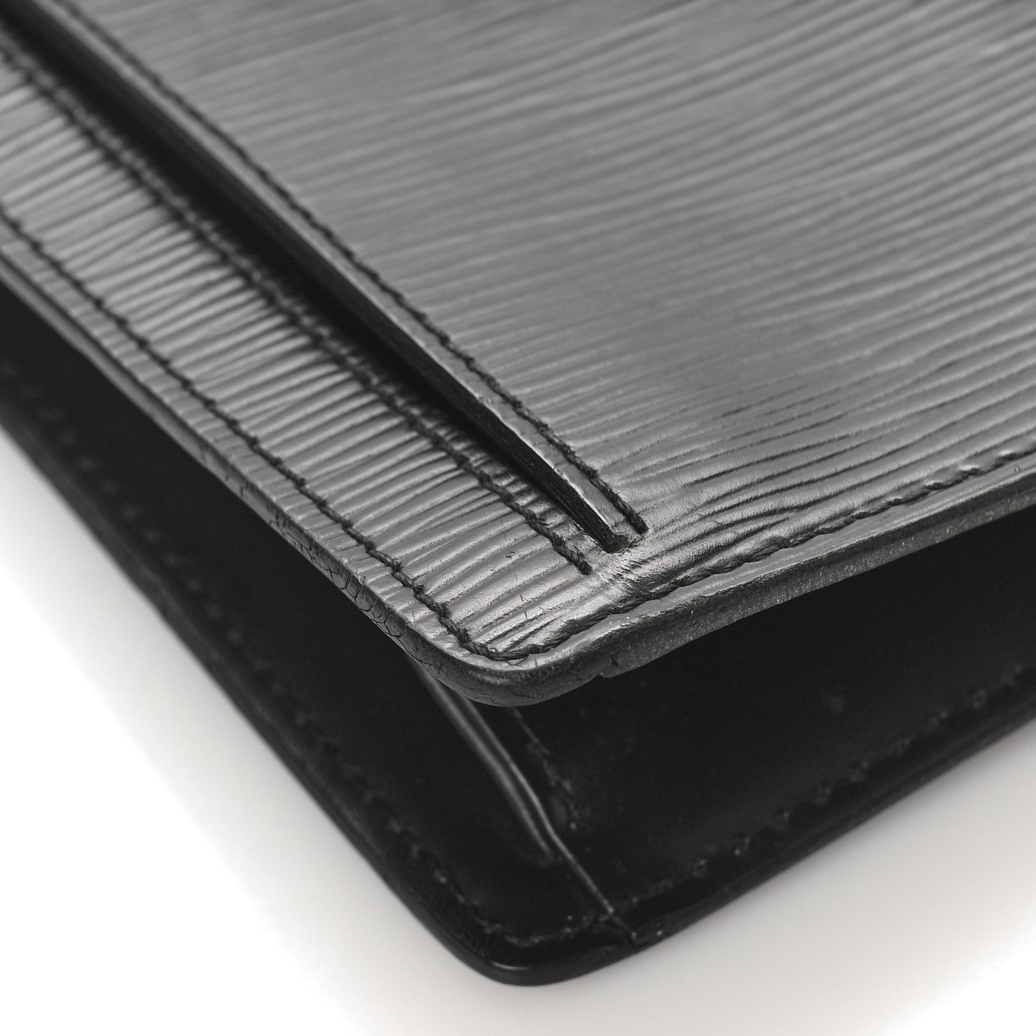 Louis Vuitton Epi Pochette Sellier Dragonne Clutch Black 8 of 9