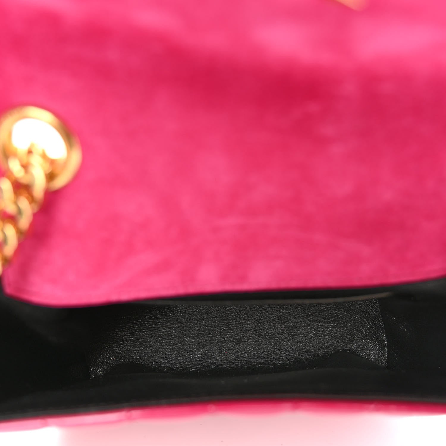 Saint Laurent Patent Calfskin Matelasse Monogram Small Vicky Chain Bag Bubblegum 5 of 9