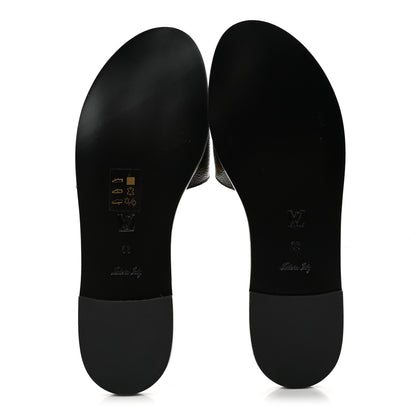 Louis Vuitton Patent Monogram Lock It Flat Mules 39 6 of 11