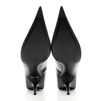 Balenciaga Nappa Square Knife 80mm Pumps 36 Black 5 of 9