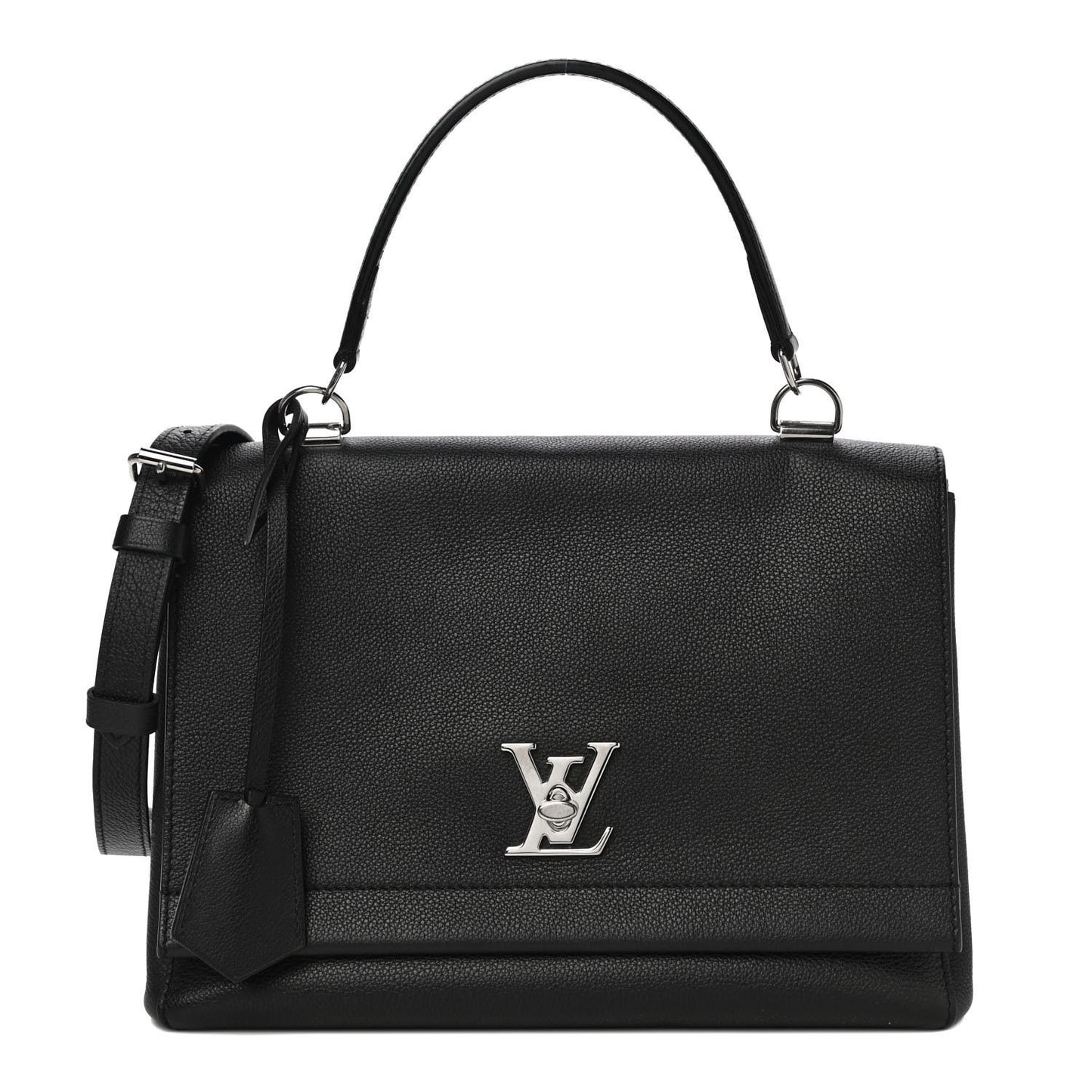 Soft Calfskin Lock Me II Black