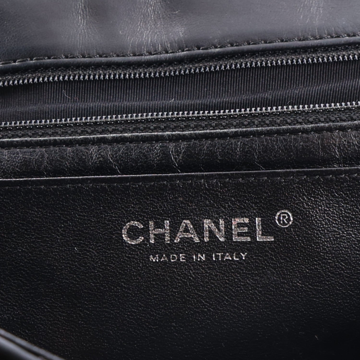 Chanel Lambskin Chevron Quilted Jumbo Single Flap Black 6 of 10
