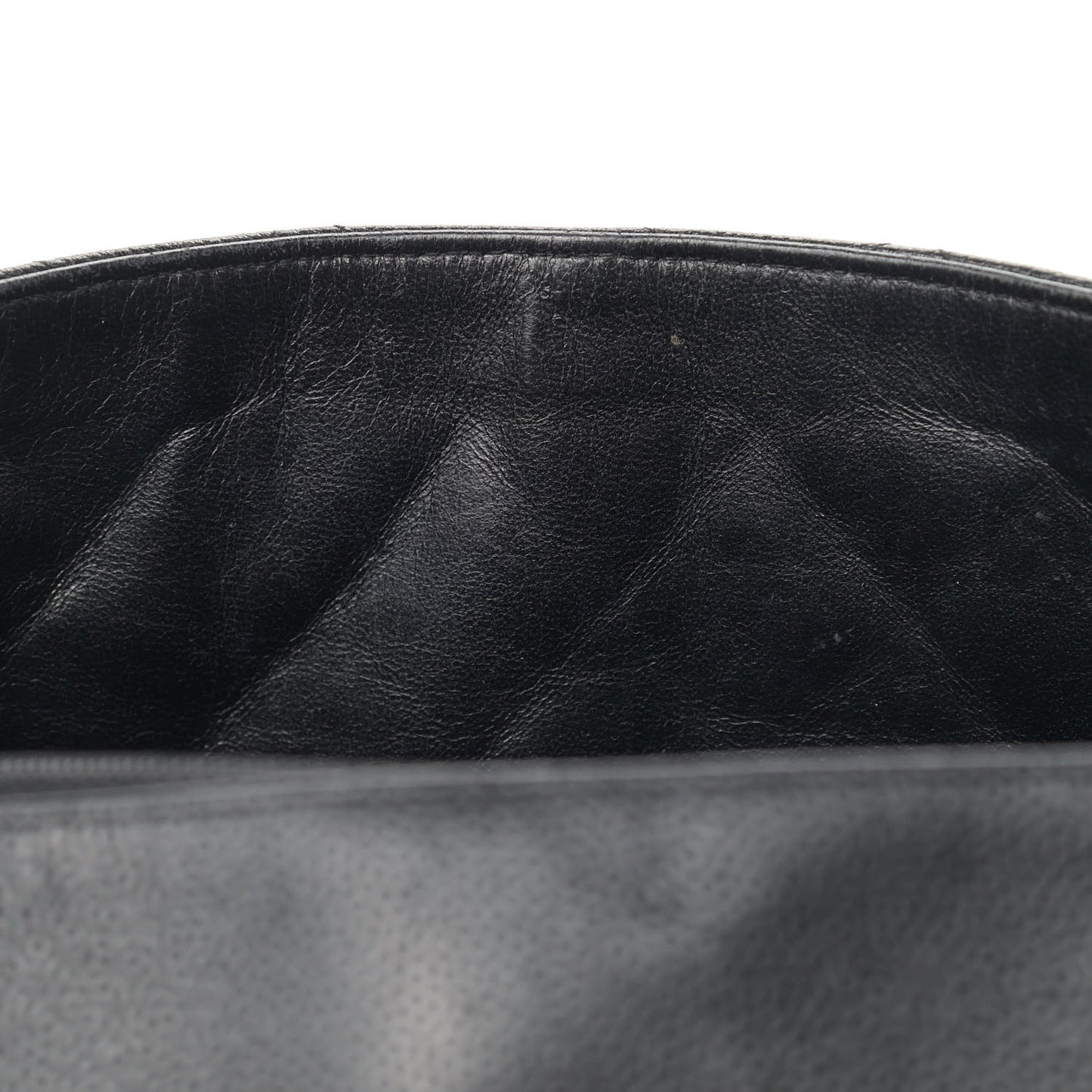 Caviar Quilted Jumbo Single Flap Black