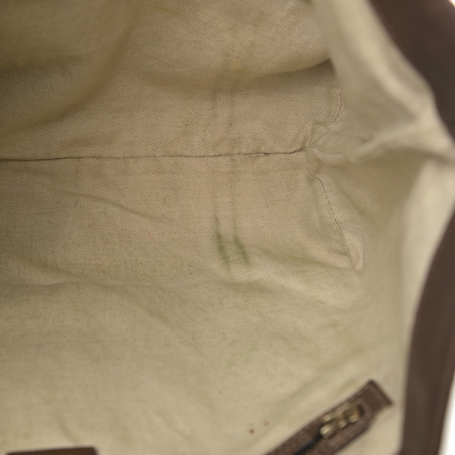 Gucci GG Supreme Monogram Medium Nice Tote Brown 13 of 19