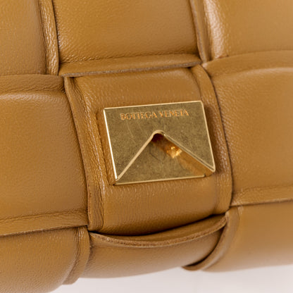 Bottega Veneta Nappa Maxi Intreccio Small Padded Cassette Crossbody Bag Camel 8 of 11