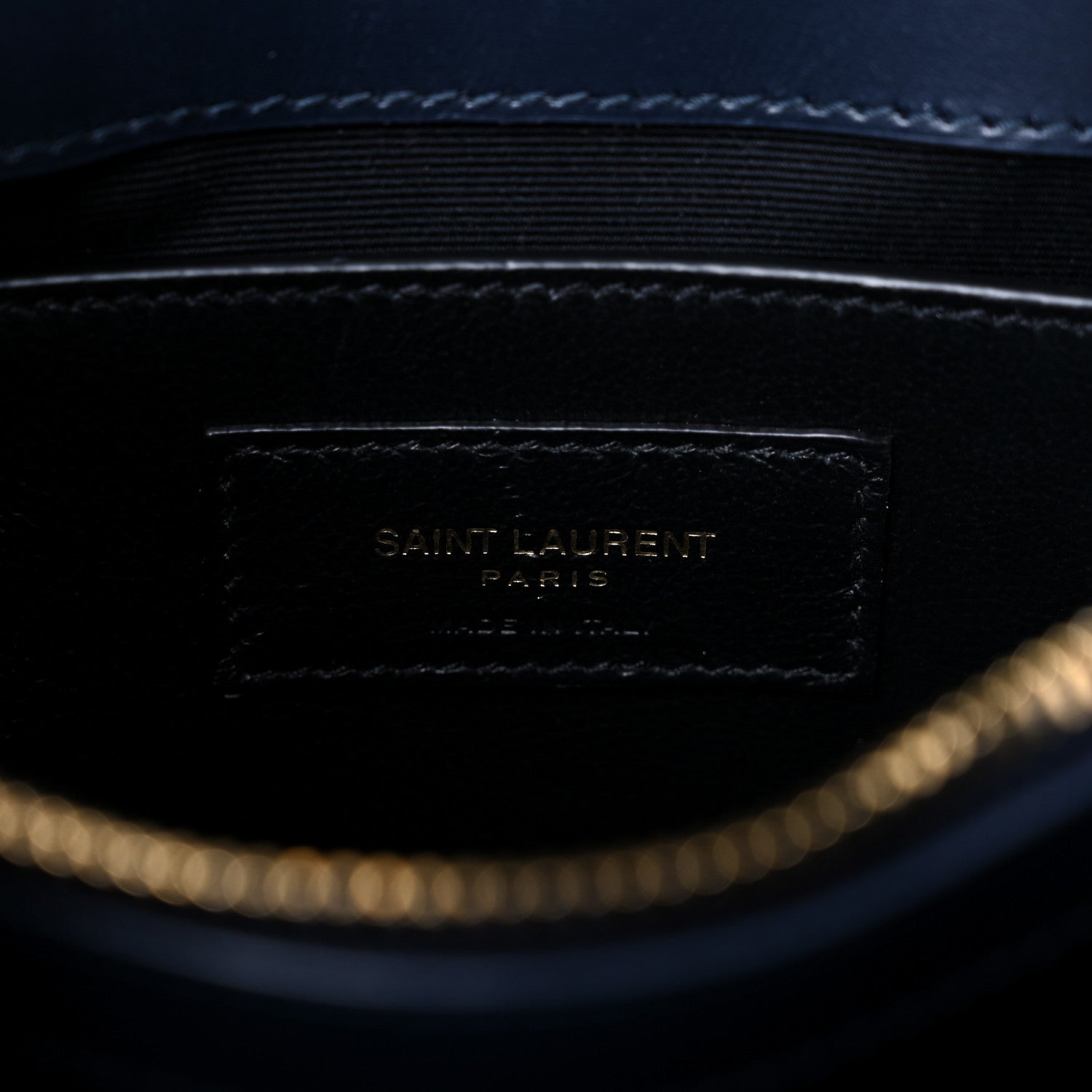 Saint Laurent Calfskin Y Quilted Monogram Small Loulou Chain Satchel Denim Brut 7 of 10