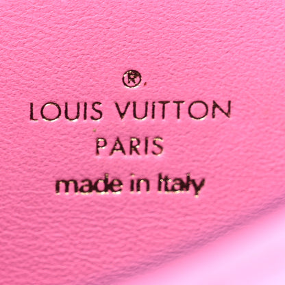 Louis Vuitton Lambskin Embossed Monogram Vuittamins Pochette Coussin Rose Violet 7 of 13