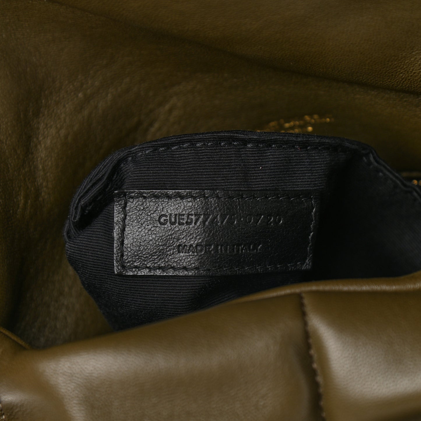 Lambskin Quilted Medium Loulou Puffer Monogram Chain Satchel Seaweed