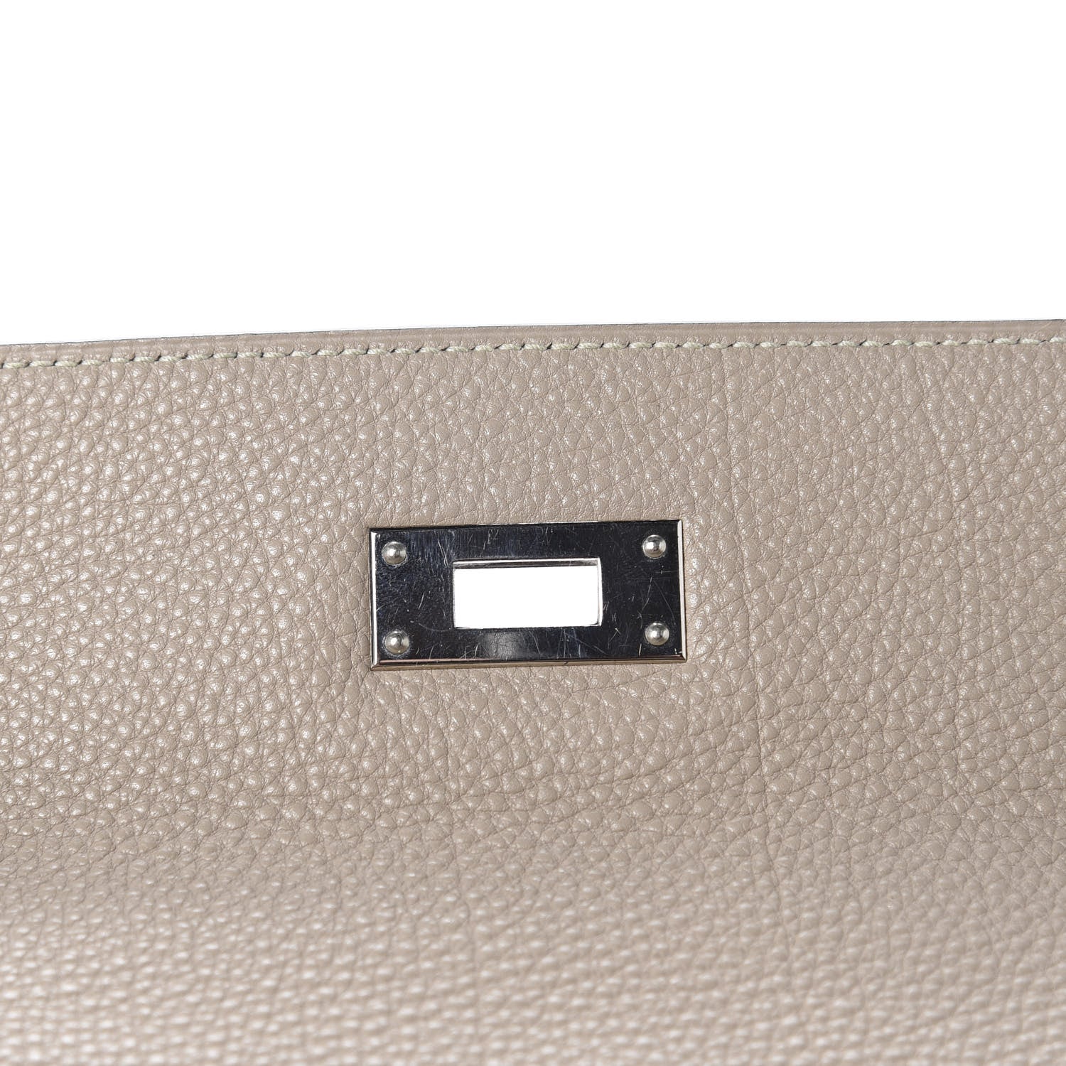 Hermes Togo Kelly Retourne 28 Gris Tourterelle 15 of 33