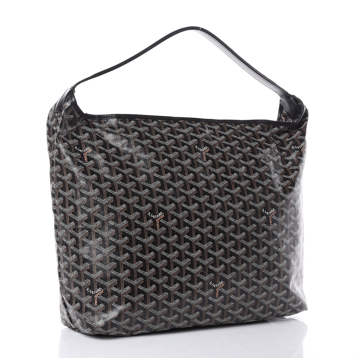 Goyardine Fidji Zip Hobo Black