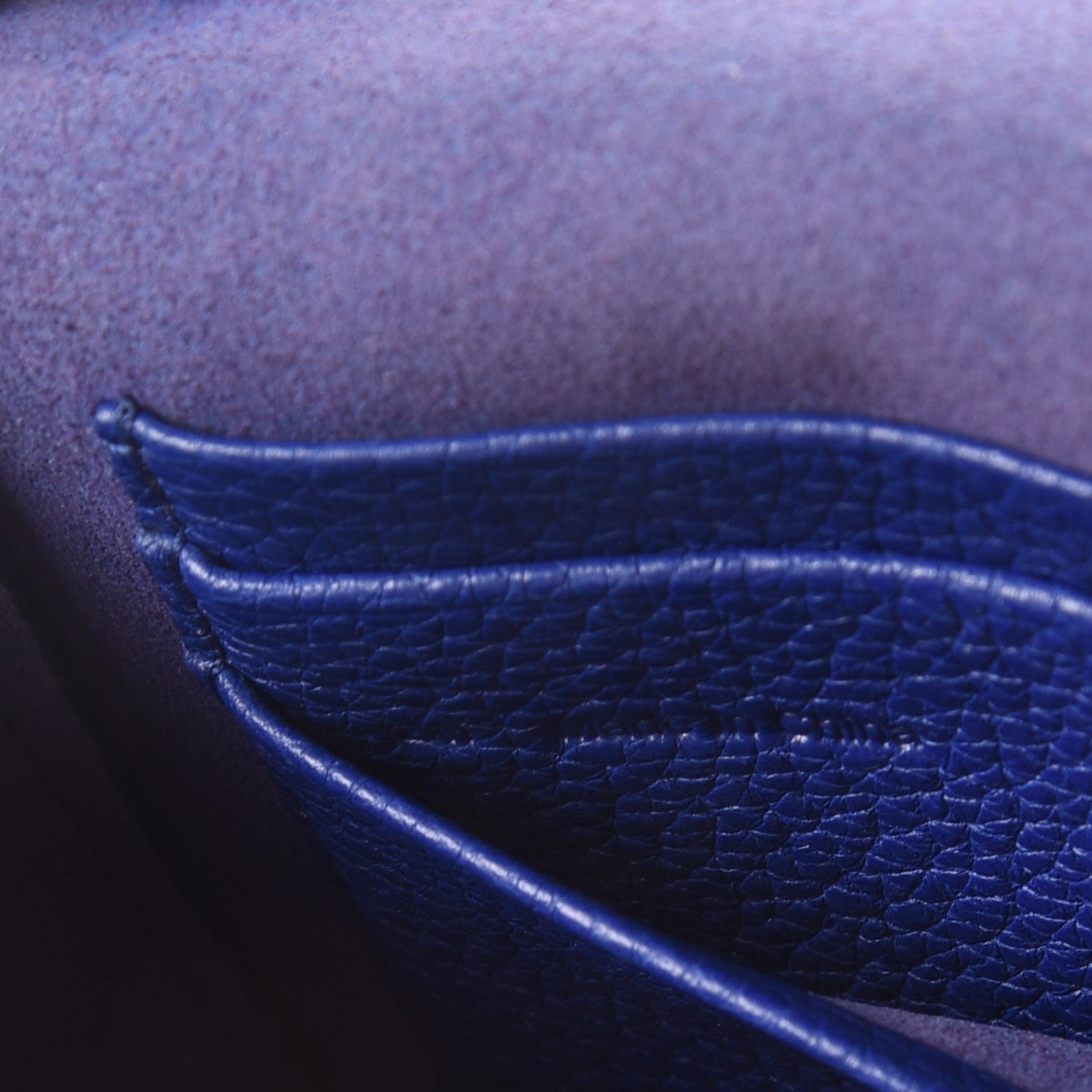 Mulberry Small Classic Grain Calfskin Mini Lily Indigo 7 of 8