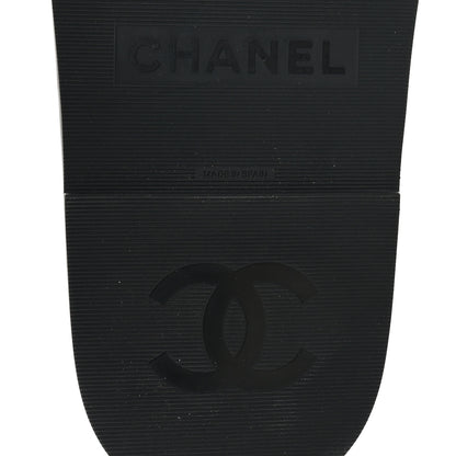 Chanel Lambskin Espadrille Sandals 40 Black 10 of 11