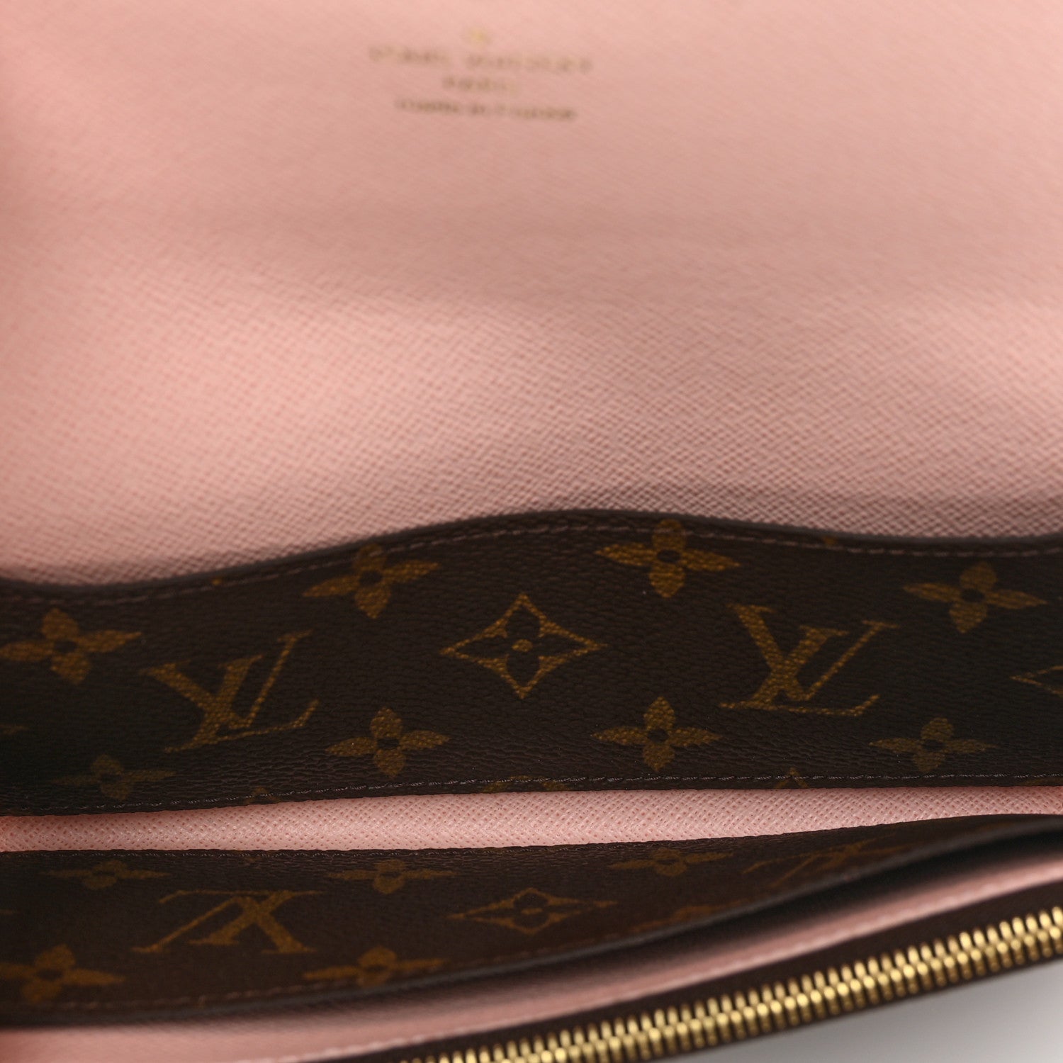 Louis Vuitton Monogram Emilie Wallet Rose Ballerine 5 of 7