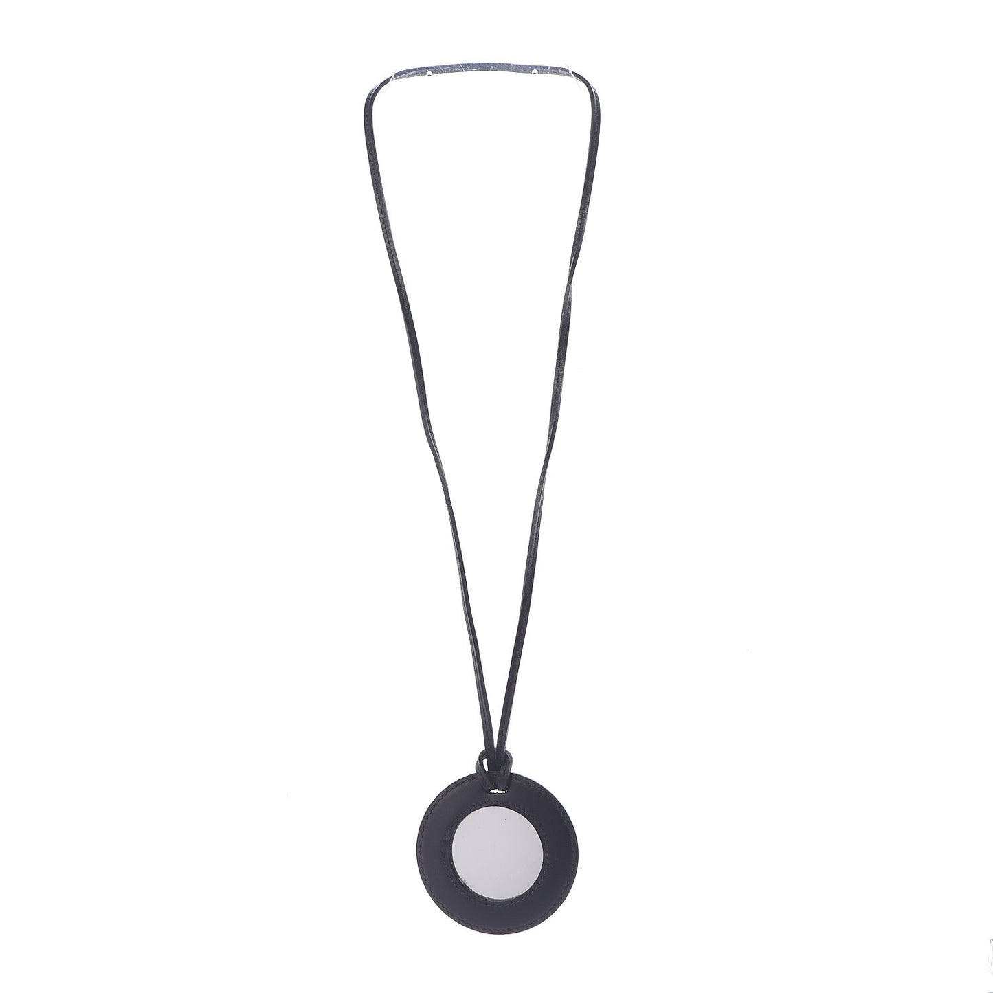 Chamonix Mirror Pendant Necklace Black