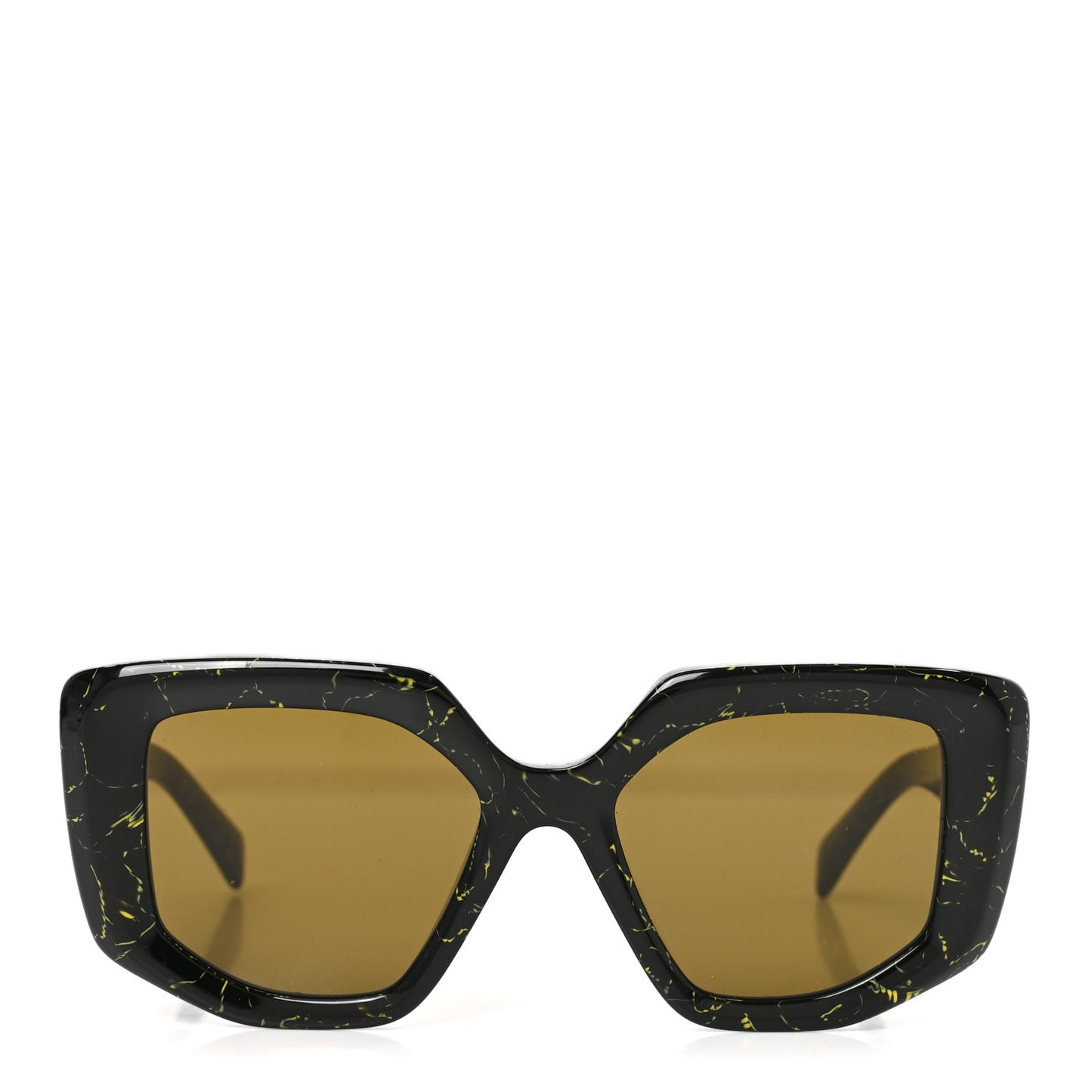 Acetate Symbole Sunglasses SPR 14Z Black Marble