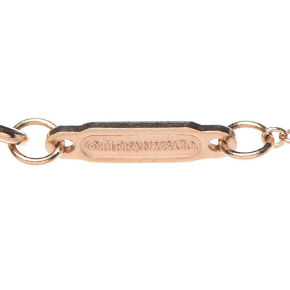 Tiffany 18K Rose Gold Small T Smile Pendant Necklace 6 of 7