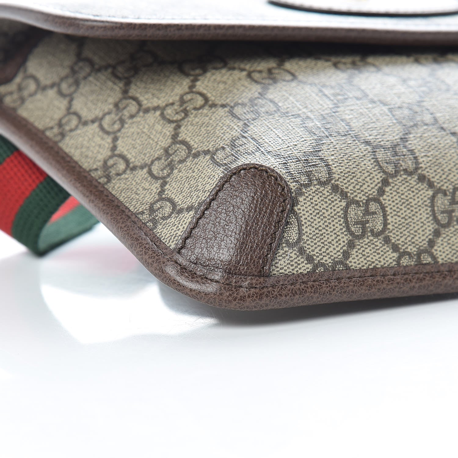 Gucci GG Supreme Monogram Neo Vintage Web Belt Bag Brown 5 of 10