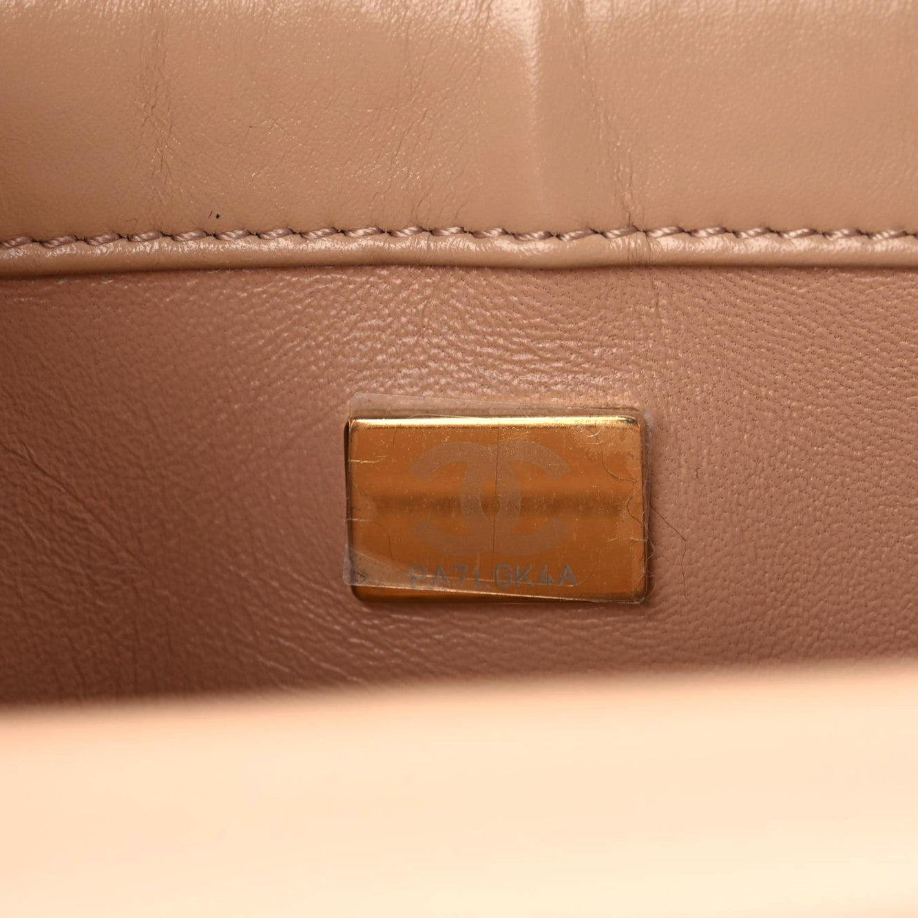 Chanel Calfskin Quilted Mini Perfect Fit Flap Beige 9 of 9