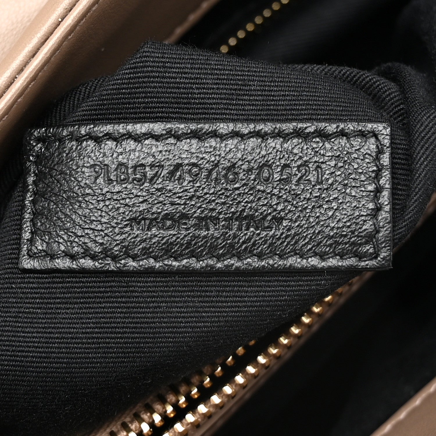 Saint Laurent Calfskin Y Quilted Monogram Medium Loulou Chain Satchel Dark Latte 8 of 11