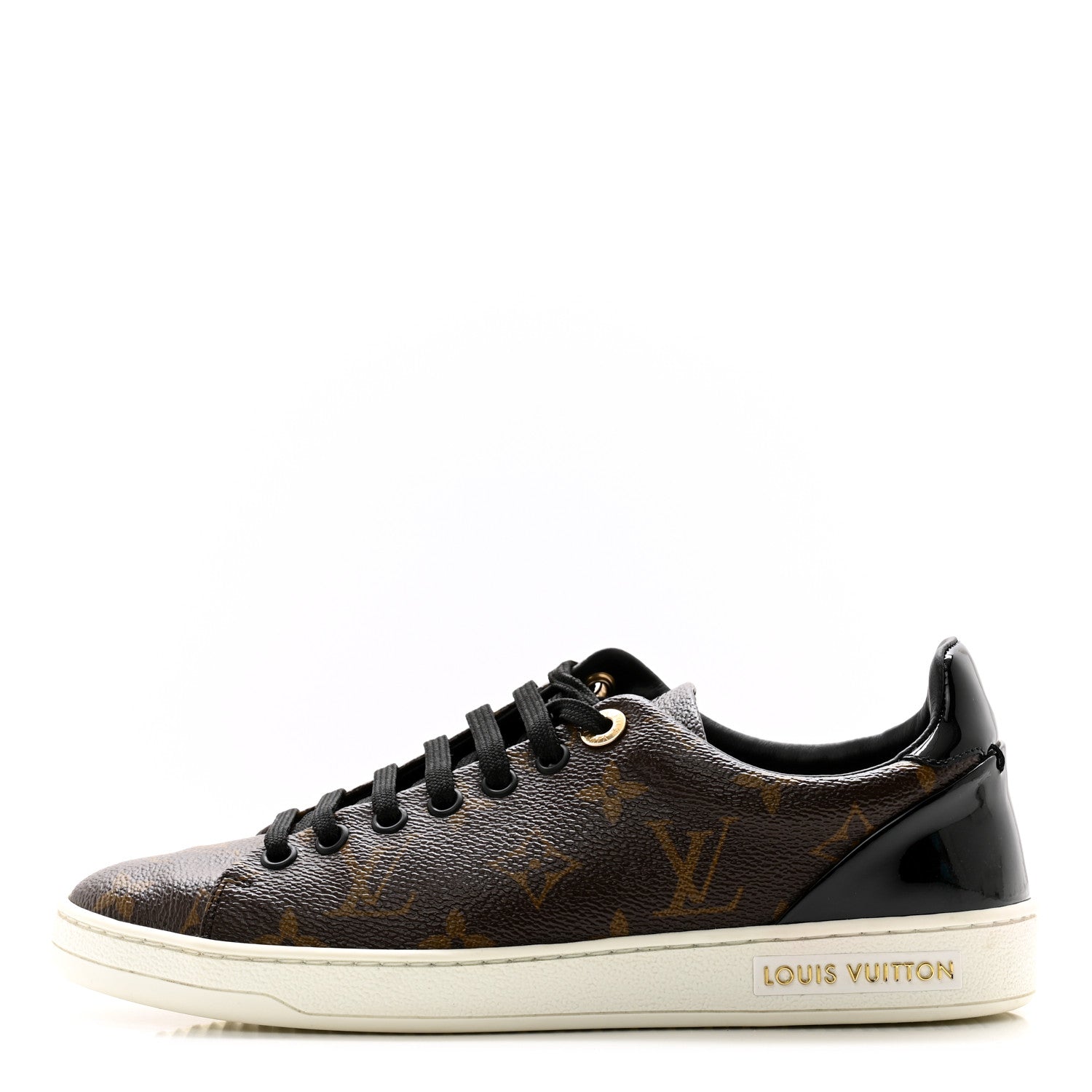 Louis Vuitton Patent Monogram Frontrow Sneakers 36 1 of 11