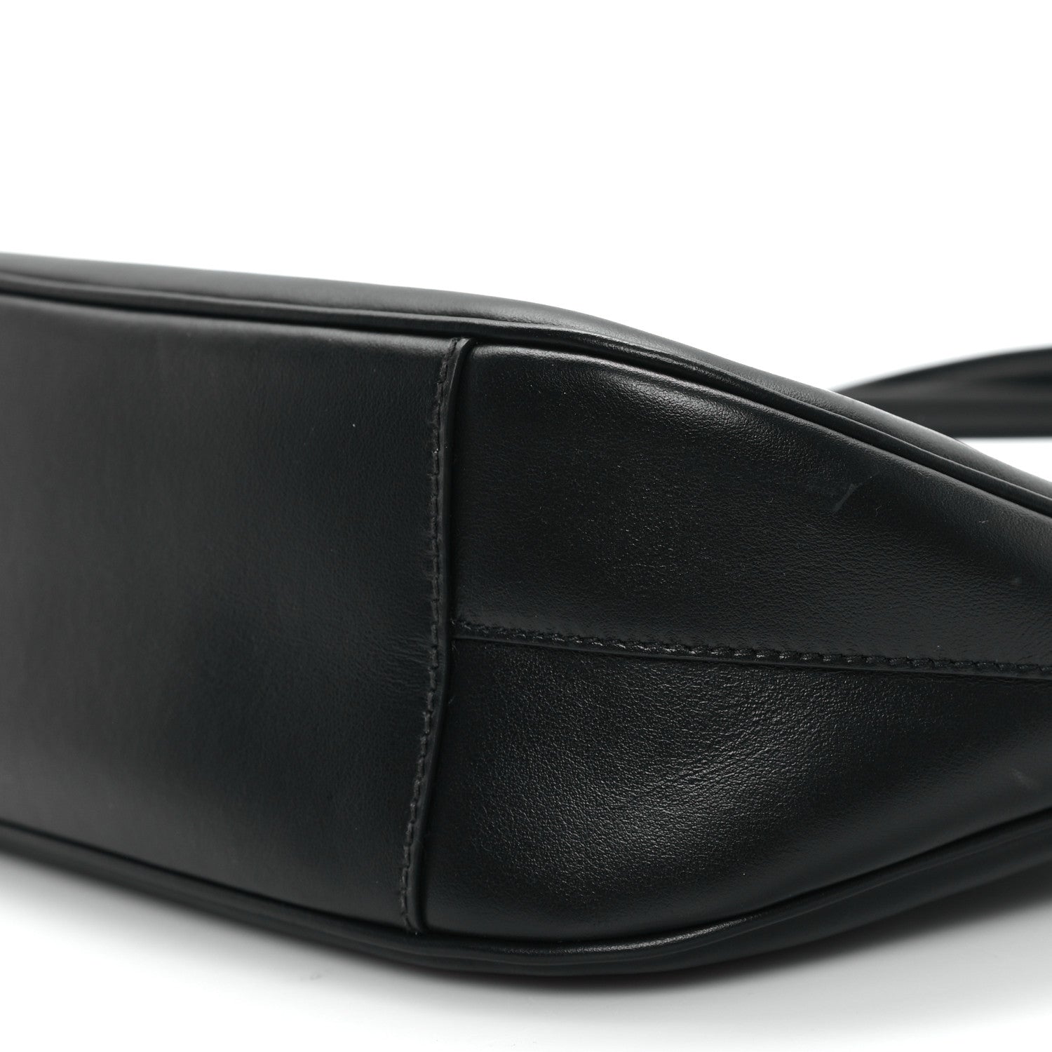 Prada City Calf Small Triangle Shoulder Bag Black 9 of 10