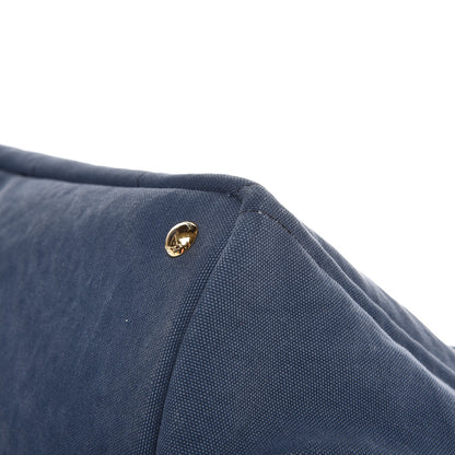 Prada Canvas Canapa Logo Tote Blue 11 of 13