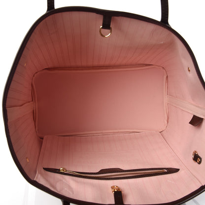 Louis Vuitton Damier Ebene Neo Neverfull MM Rose Ballerine 7 of 16
