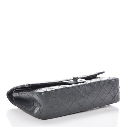 Chanel Aged Calfskin Quilted 50th Anniversary 2.55 Reissue 225 Flap Grey 4 of 13