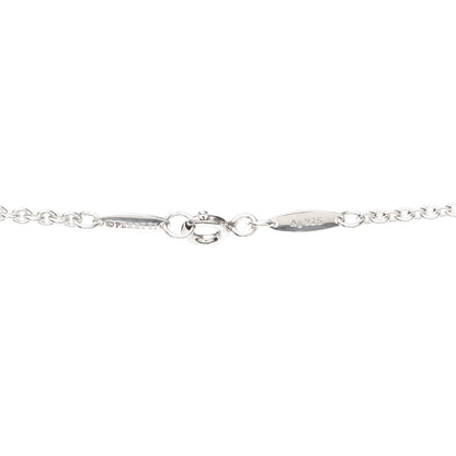 Tiffany Sterling Silver Elsa Peretti Open Heart Lariat Necklace 4 of 6