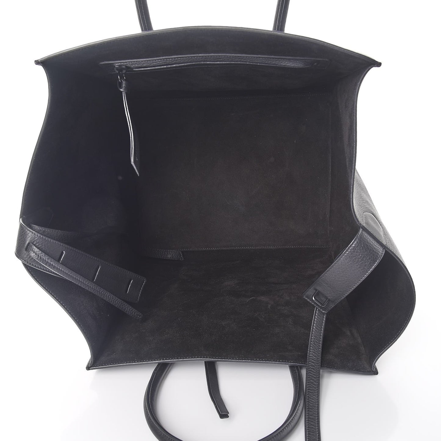 Supple Calfskin Medium Phantom Luggage Black