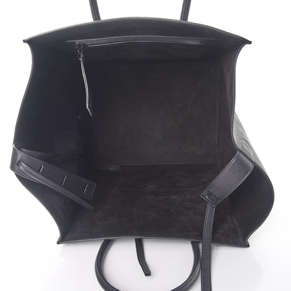 Celine Supple Calfskin Medium Phantom Luggage Black 5 of 8