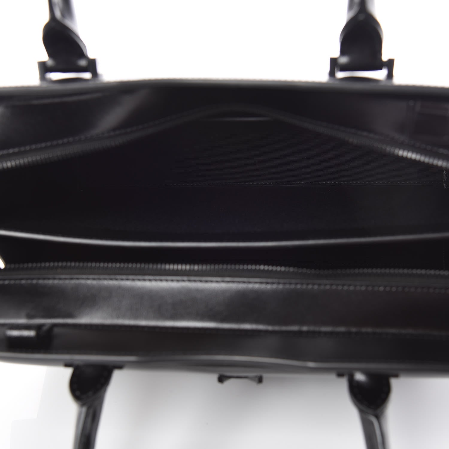 Saint Laurent Shiny Calfskin Medium Uptown Tote Black 7 of 10