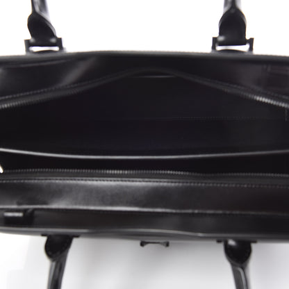 Saint Laurent Shiny Calfskin Medium Uptown Tote Black 7 of 10